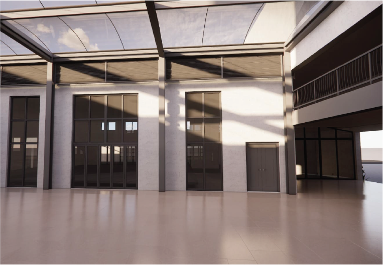 Conceptual Design of Hall Extension
